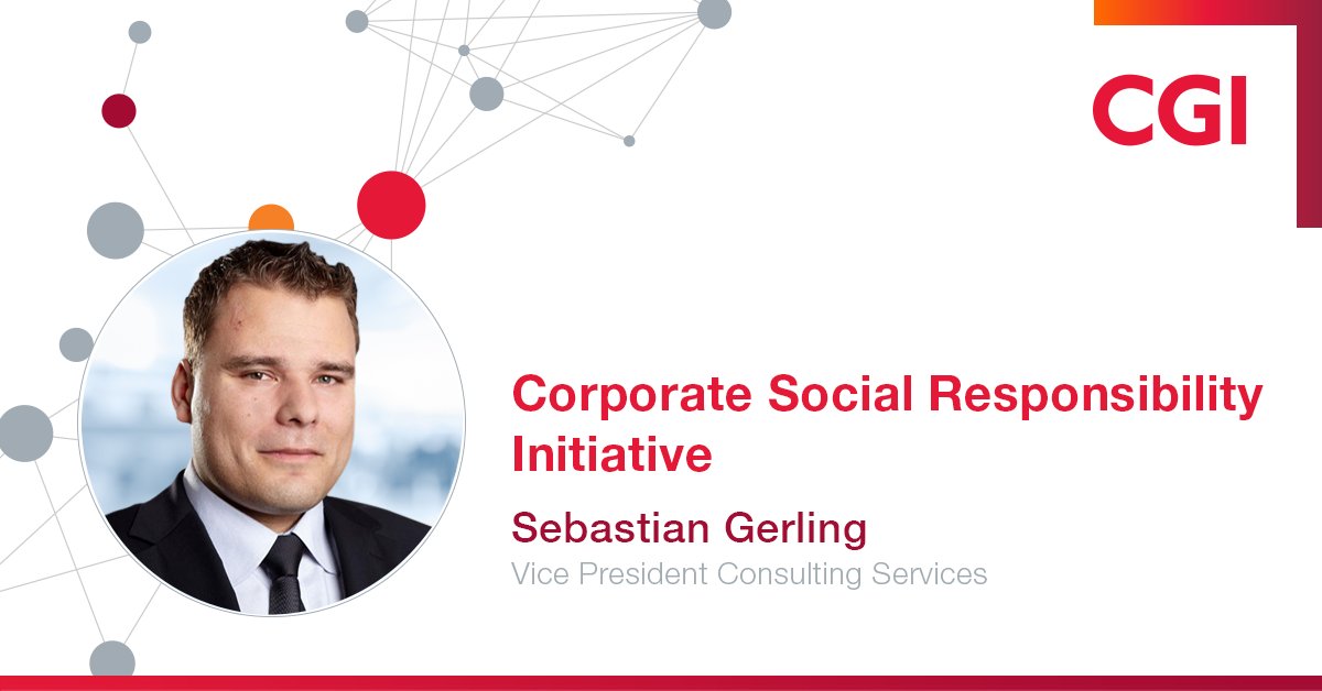 In unserem neuen Blog schildert Ihnen unser Kollege <a href="/_SharePoint_/">Sebastian Gerling</a> Sebastian Gerling, welche Initiativen im Bereich Corporate Social Responsibility in der Region Süddeutschland von CGI geplant sind und an welchen wir bereits aktiv arbeiten. Lesen Sie mehr bit.ly/CSRInitiatives…