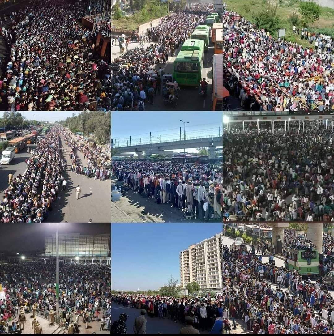 HusnaPervez's tweet image. Every country in the world has the threat of #COVID spreading. But have you seen pictures coming out of any other country with this level of chaos and mismanagement by the government?

Modi government is out to beat its own records in ineptitude.
#covidindia #LockdownIndia