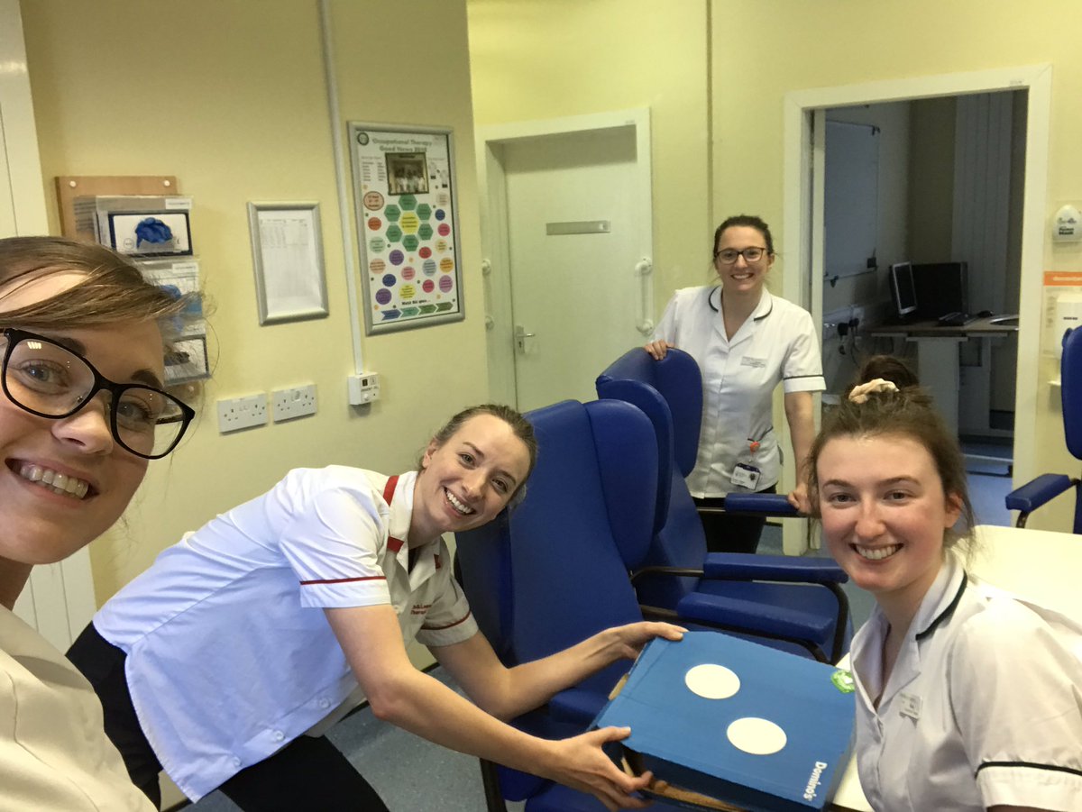 gill_gra's tweet photo. Thanks @dominos..... Feeling the ❤️ as we work the Therapies evening shift!! @NOHCOrthopaedic https://t.co/XfQiXcwCke
