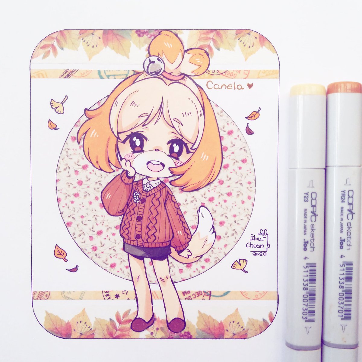 Canela/Isabelle
 #AnimalCrossingNewHorizons 
#ACNH 