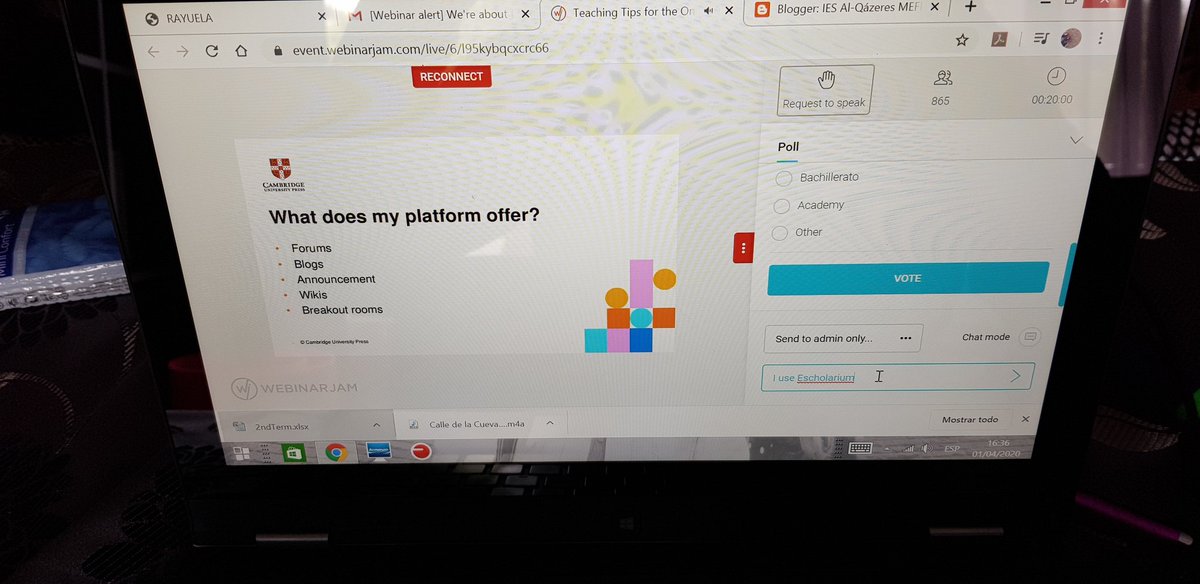 MARINAKISPANIA's tweet photo. Adaptación a las circunstancias
💪💪💪💪💪💪💪
#DocentesEnCasa
#COVIDー19
#goteachersgo
#webinar #TEACHers https://t.co/qBV646RplG