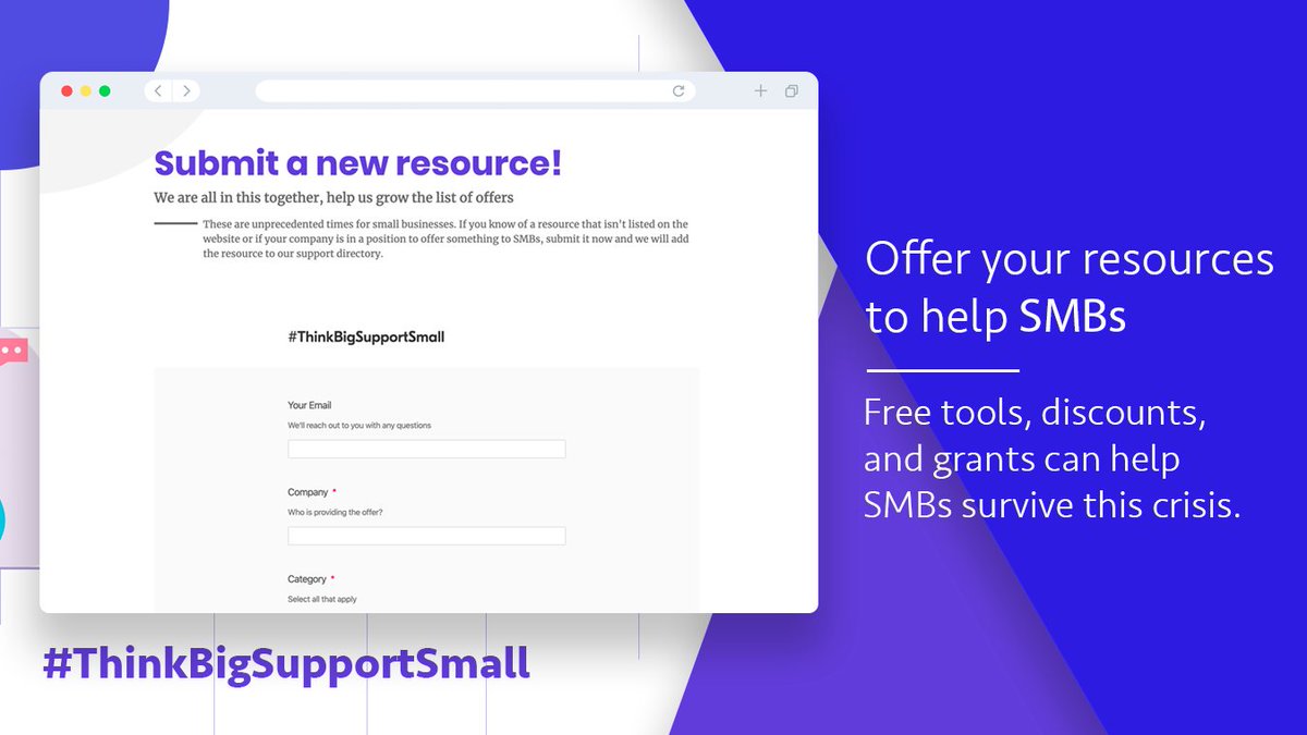 b12's tweet photo. There are also a number of grants and loans that you may qualify for, from agencies like @SBAgov, @NYC_SBS, @NYSEDC, @sfoewd, and @ChiSmallBiz, among others.
#ThinkBigSupportSmall https://t.co/WNz5SviGzI