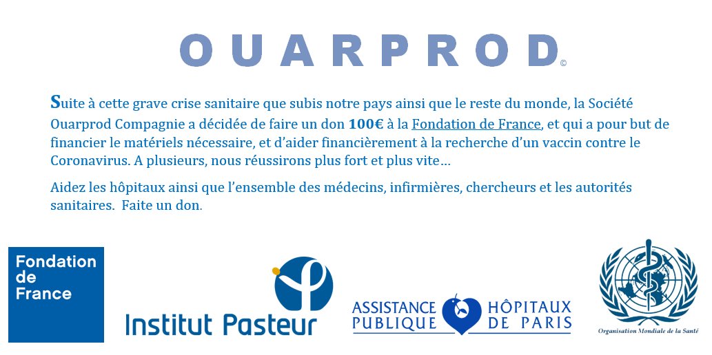 GUERALGROUP's tweet photo. COMMUNIQUER : merci à tout le personnel hospitalier !! #covide19 #ConfinementJour16 #coronavirus #StayHomeSaveLives #ouarprod https://t.co/RyzMEeXo1C