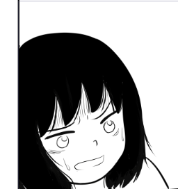 ちょっと落ちてますが…ひたすらゾッとする顔書いてる…頑張るぞー! 