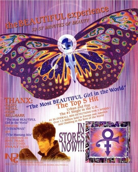 EK: The next time he transforms & emerges as a butterfly is in The Most Beautiful Girl era. ‘Prince’ dies, ‘Symbol’ re-emerges and releases a cd with a butterfly shaped booklet.Traditionally butterflies don’t live long. This foreshadows Christopher Tracy’s fate in the movie.