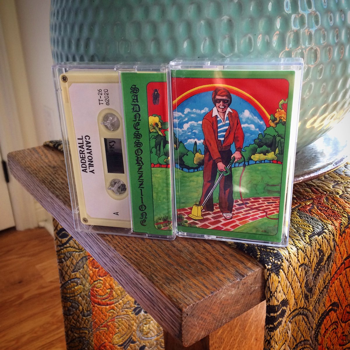 Out today on <a href="/TymbalTapes/">Tymbal Tapes</a>  - I've got 8 copies, maybe you need one? adderallcanyonly.bandcamp.com/album/sadnesso…