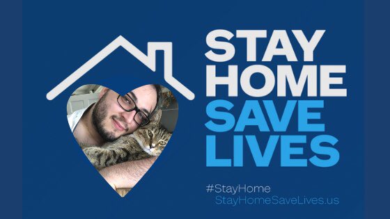 itsjamesmorris's tweet photo. Let’s all do our part! Share your #photo #virtualhugs fromOrbit the #cat #StayHomeSaveLives #InThisTogether #stayhome https://t.co/9EPQwk3Ljh