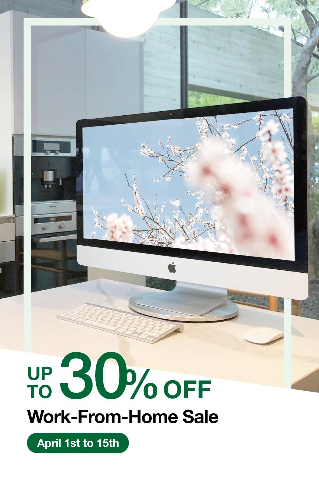 justmobile's tweet image. ✅  Just Mobile Ｗork-From-Home Sale 🚩 Best Items for WFH - mailchi.mp/just-mobile/wf…