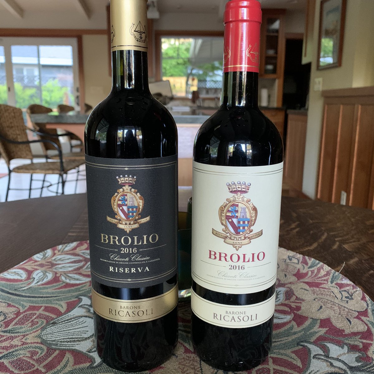 We may not be going to Italy🇮🇹 right now, but Italy can come to us <a href="/ricasoli_1141/">Ricasoli 1141</a> #drinkitalian #chianticlassico #ladolcevita #drinkblackrooster #chianti