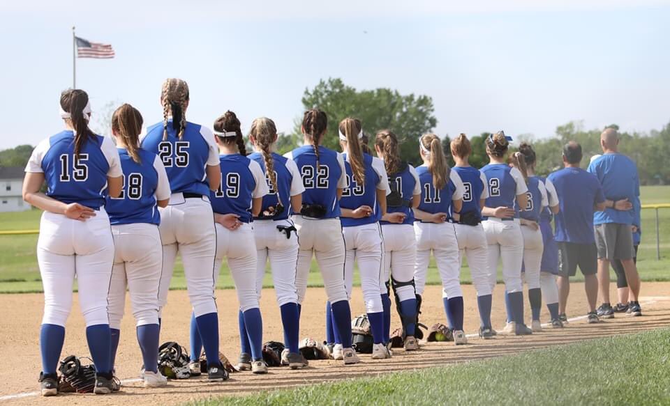 BrookvilleSoft1's tweet photo. Thanks @BvilleDevilVB for the nomination! This picture from last year gives me chills!! Once nominated you have 24 hrs to respond or you donate $20 to local charity. Post at least 1 picture/video of you coaching. I nominate: @bvwrestling1 @ArcanumSoftball https://t.co/mNunSGFsCf