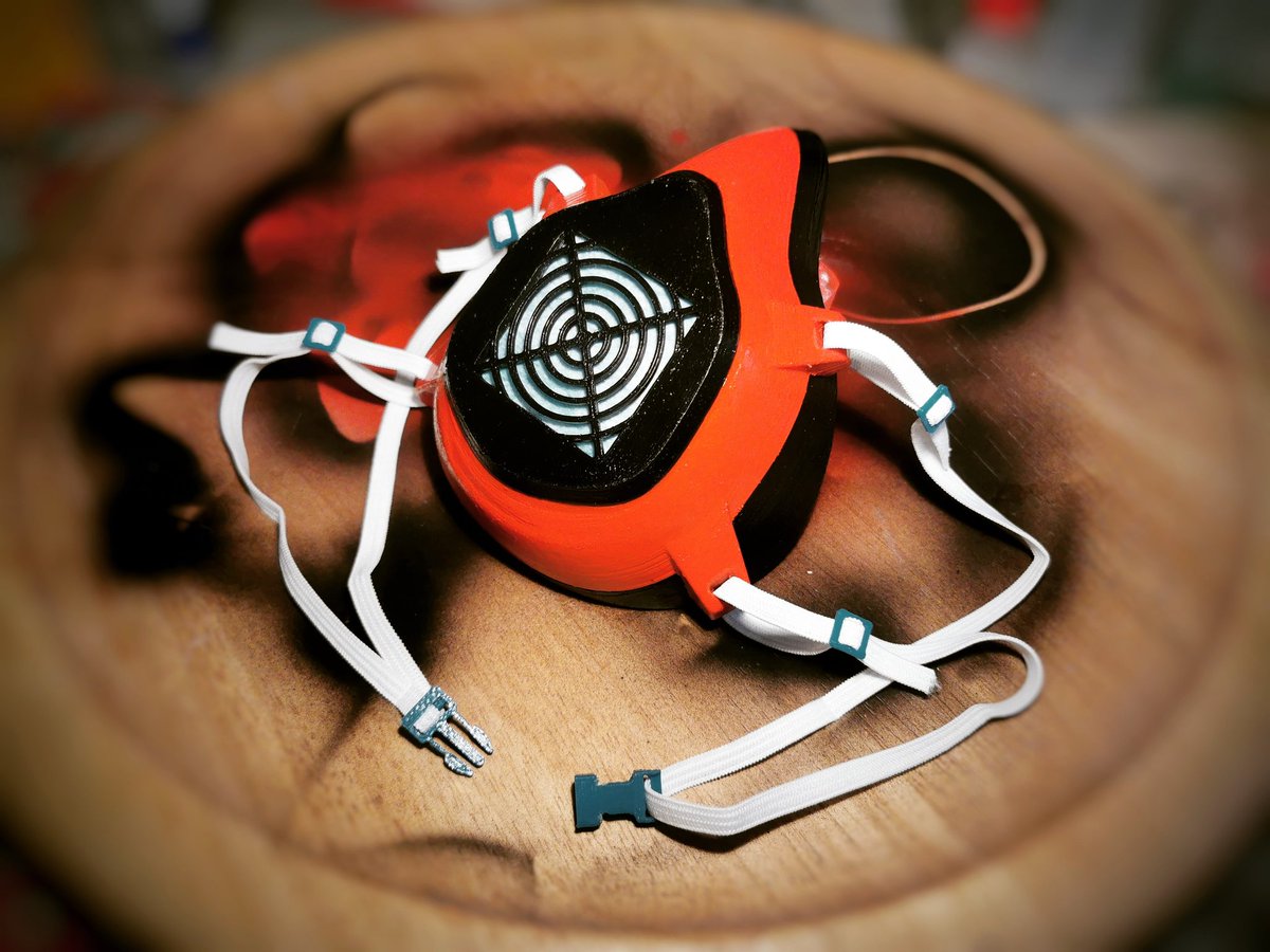 noobinski90's tweet photo. Safety First! Erstmal eine Maske gebastelt! #noobinski90 #picoftheday #reallife #stream #streaming #streamer #twitch #twitchstreamer #3dprinting #3dprint #anycubic #anycubici3mega #acrylicpainting #painting #paint #airbrush #harderandsteenbeck
#corona #covid_19 #wirbleibenzuhause https://t.co/sh8jMUDt3W