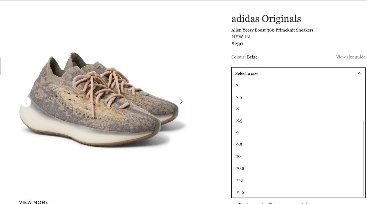 Registros available for YEEZY BOOST 380.Facebook