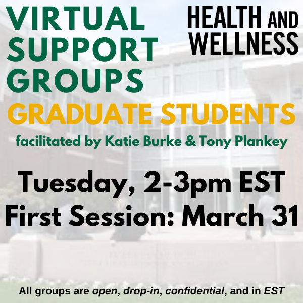 BabsonWellness's tweet photo. Babson Wellness is offering many virtual support groups. contact wellness@babson.edu for more info! https://t.co/3E99THAHOD
