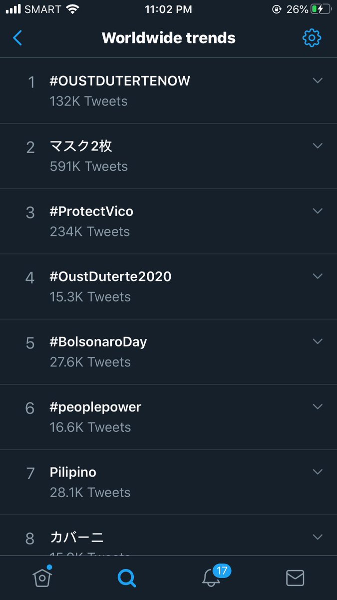 Worldwide. The world should know how fucked up our government is. The world should know what we truly want as a nation. #OUSTDUTERTENOW