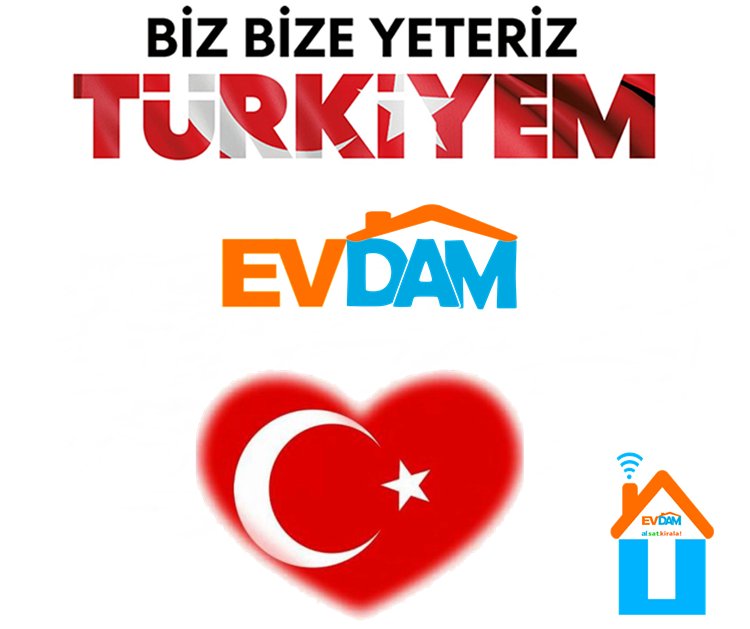 EvdamCom's tweet photo. 🌍 EVDAM 🏘️️🏡 🏠
➡ https://t.co/yJGclXwigB 🌐
🏡 al, sat, kirala!
🏡 #evdam 🏘
#BizBizeYeterizTürkiyem🇹🇷
#BizBizeYeteriz https://t.co/kd8iKDValn