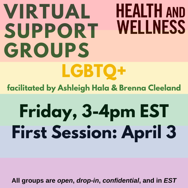 Babson Wellness is offering many virtual support groups. contact wellness@babson.edu for more info!