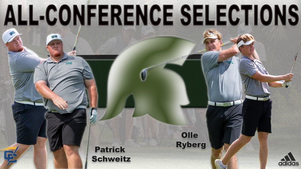 UMOAthletics's tweet photo. Congratulations to the @umogolf men’s golf seniors for being named to the @ConfCarolinas All-Conference Team! #TrojanSports #ThankYouSeniors 
https://t.co/cJlVFW6oCq https://t.co/fFhqKMJjYc
