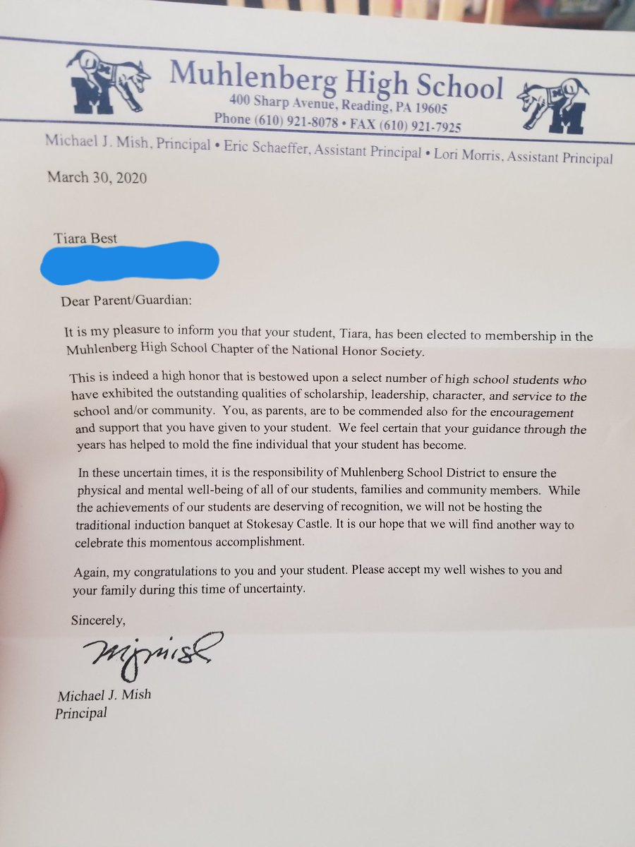 So proud of my daughter! <a href="/titib02/">titi ♪</a> Congratulations on being selected as a junior for National Honor Society!