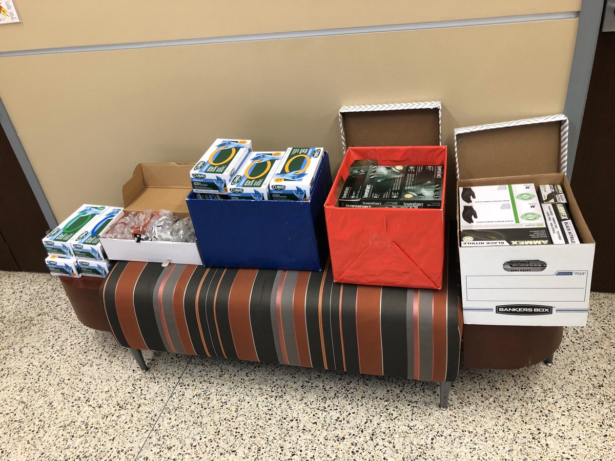 DKLab_LewisU's tweet photo. The chemistry department, Keleher Research Group, and Lewis University Chem Club donated gloves and goggles to the local healthcare community. We appreciate everything that people are doing to keep our community safe. @LewisUniversity https://t.co/Ek19HcdwIf
