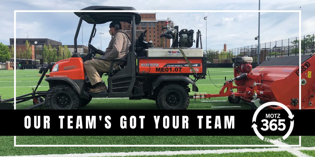 TheMotzGroup's tweet photo. More than ever, we are committed to safely & efficiently supporting our communities. While we are getting back to #BuildingFields (with new processes in place), our #Motz365 Service team is suiting up too. Let us know how we can help! #OurTeamsGotYourTeam https://t.co/i4d5A7j3Kn https://t.co/qmwvrBzG4w