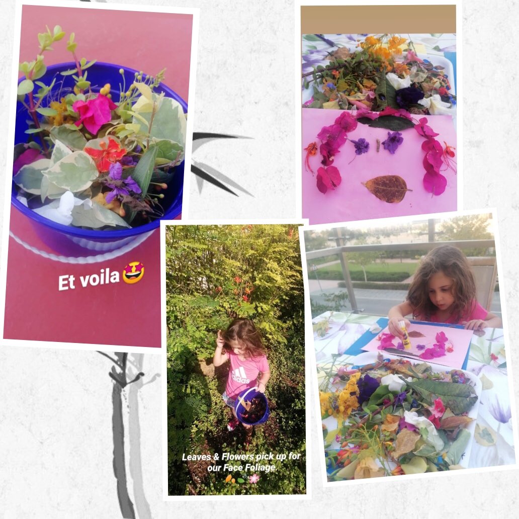 Creativity at its best! Look at the flowers face foliage...so proud of what are children are achieving during their Home Learning Challenges 🤗🤗#learningatraffles #earlyyearslearning #rafflesnurserycreativity <a href="/KHDA/">KHDA | هيئة المعرفة والتنمية البشرية بدبي</a>