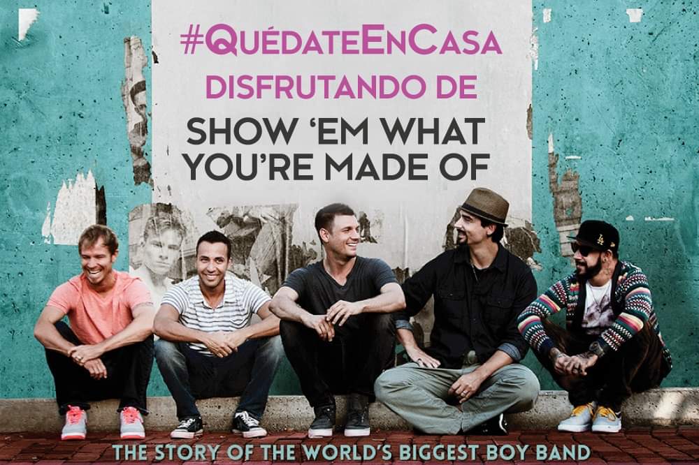 Descarga Show em what you're made of :
bit.ly/39C9Xvk

Va una opción más para descargar el documental. Tiene vigencia de 7 días, así que bájenlo antes de que caduque el enlace.
bit.ly/2UxvvF5

Gracias a Backstreet Boys Mx