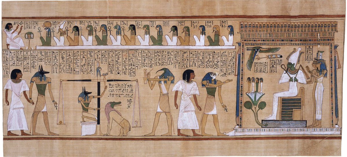Joshua24790640's tweet photo. @apkarthistory The standerd of Ur is similar to The last judgment of Hu-Nefer.

1. Both show people in Totality from the side.

2. Both use the freeze format where the images are side by side in a rectangular shape. https://t.co/o1G8MhBYFX
