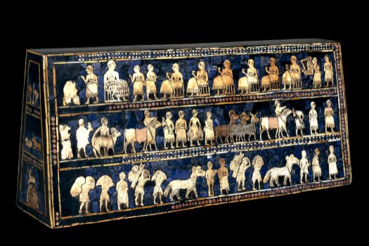 Joshua24790640's tweet photo. @apkarthistory The standerd of Ur is similar to The last judgment of Hu-Nefer.

1. Both show people in Totality from the side.

2. Both use the freeze format where the images are side by side in a rectangular shape. https://t.co/o1G8MhBYFX