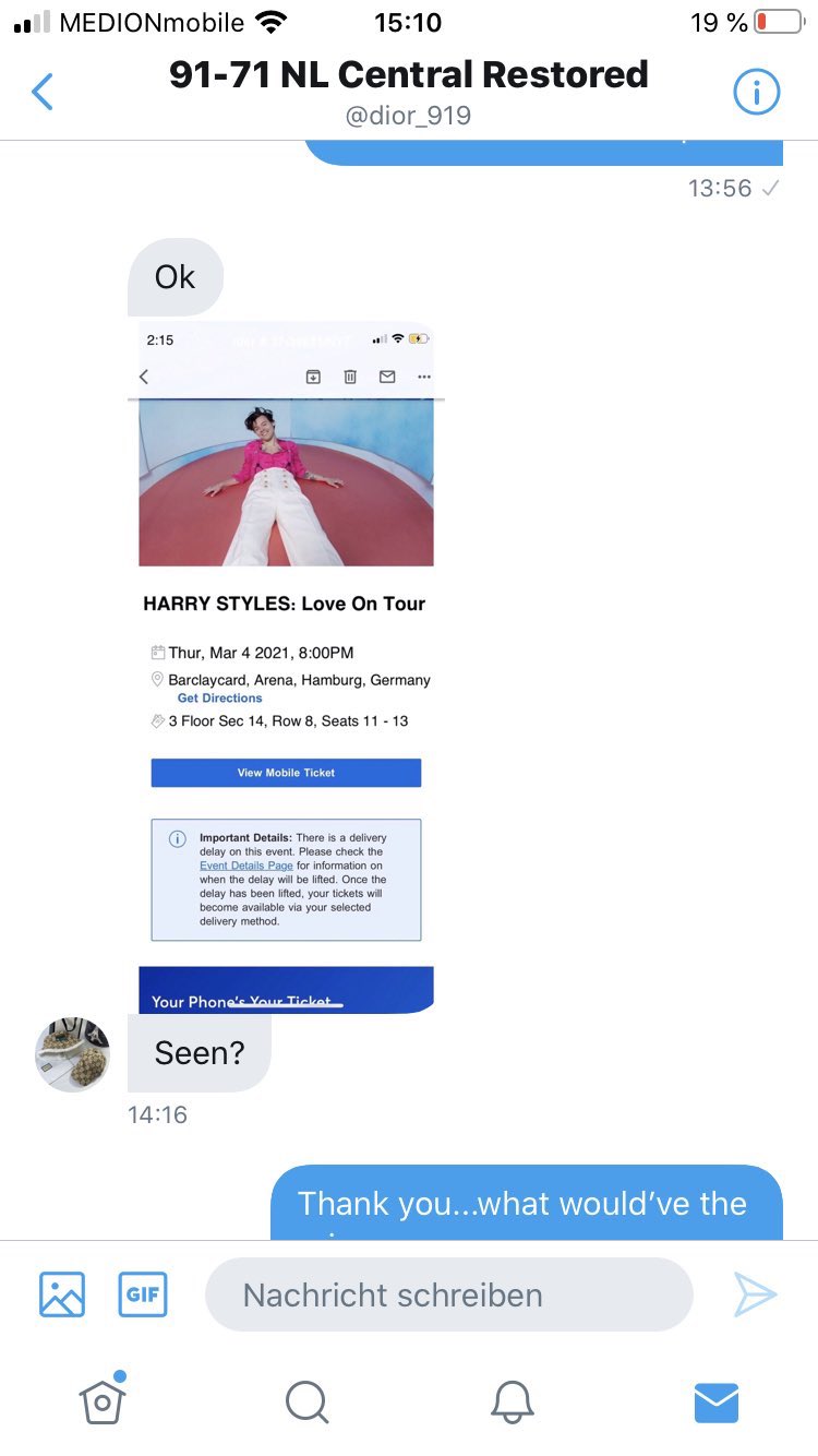 Handwritten Tickets 🦋 على X: &ldquo;🚨 SCAM ALERT 🚨 @/dior_919 is 