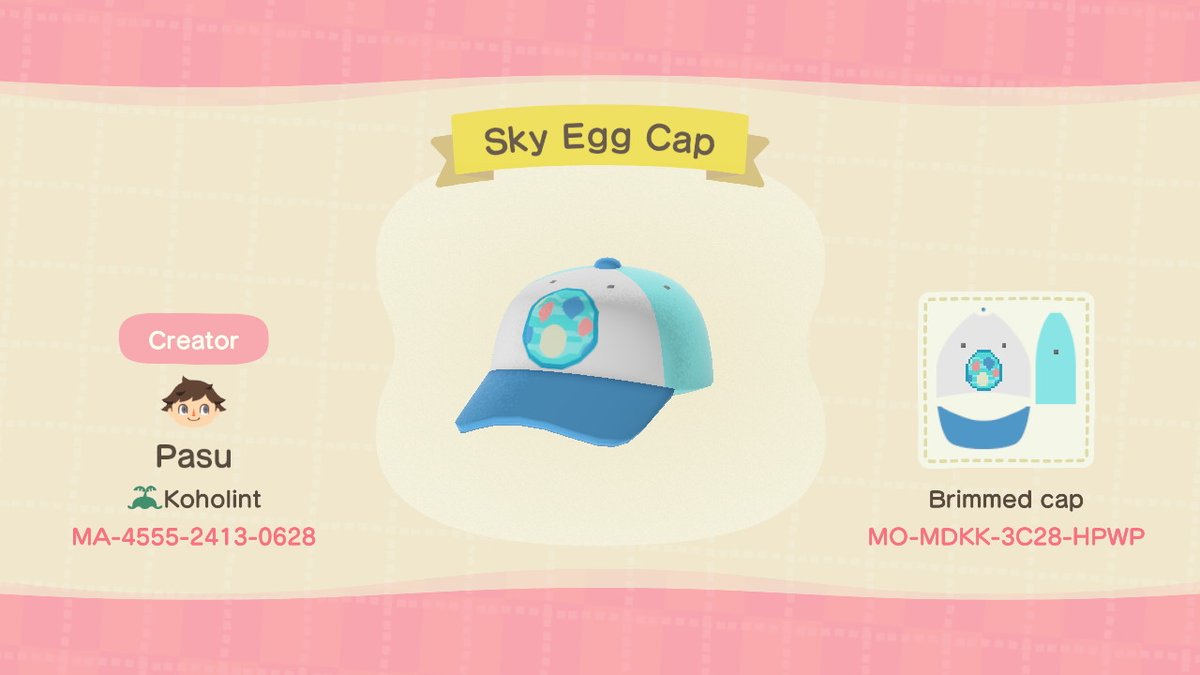 19. And part two of the Bunny Day caps!  #ACNH    #ACNHDesign  #acnhpattern  #ACNHdesigns  #AnimalCrossingNewHorizons    #AnimalCrossing  