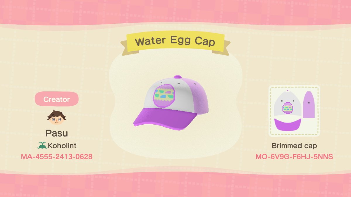 19. And part two of the Bunny Day caps!  #ACNH    #ACNHDesign  #acnhpattern  #ACNHdesigns  #AnimalCrossingNewHorizons    #AnimalCrossing  