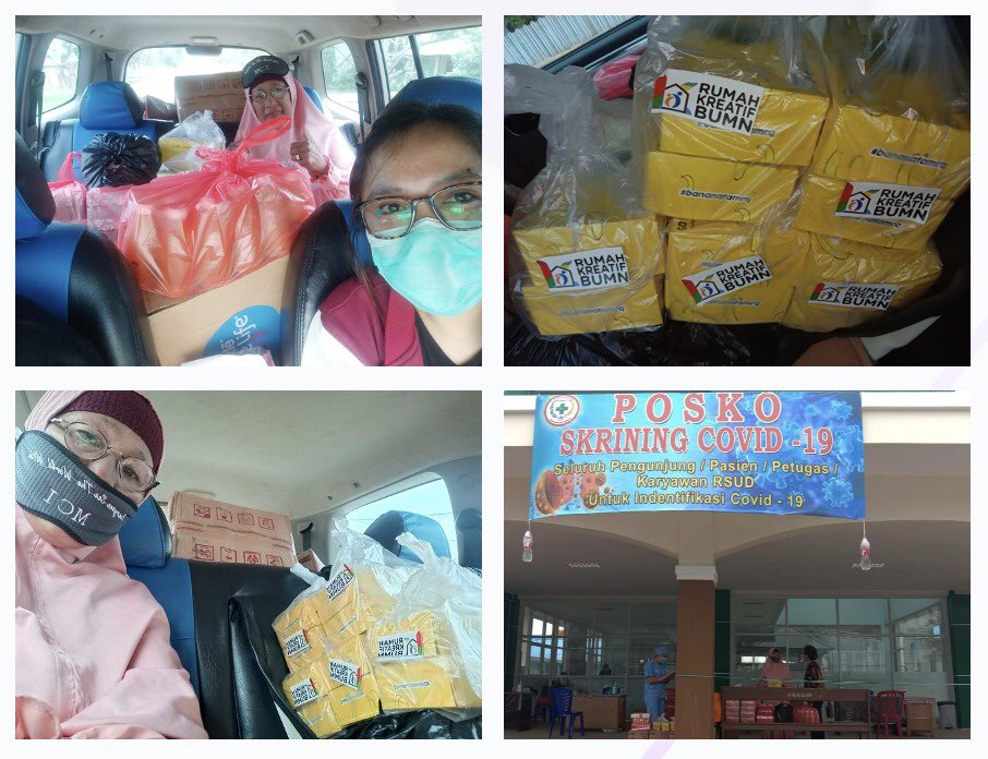 A_Sugiarto2015's tweet photo. Rumah BUMN Sabang - Merauke
UKM binaan menjahit masker dibagikan gratis kpd masyarakat, juga support tim medis screening Covid19 RSUD kab Merauke.

Tks teman2 Rumah BUMN seluruh Indonesia, gerakkan kawan2 smg barokah &amp; sehat #SelaluAda  #UntukIndonesia https://t.co/WAEtUaXtL1