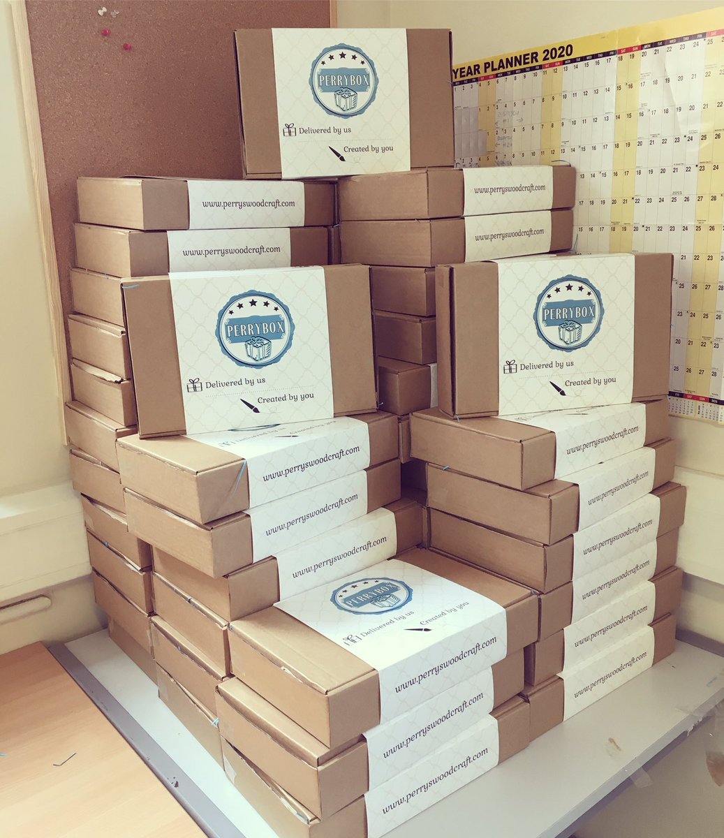 perryswoodcraft's tweet photo. Thanks @shred_happy for providing fab shredded paper for our subscription boxes! 
Loving the light blue ! Couldn’t do it without you! (Ps will reply to your email later!) 😉 https://t.co/dJcONiNK27