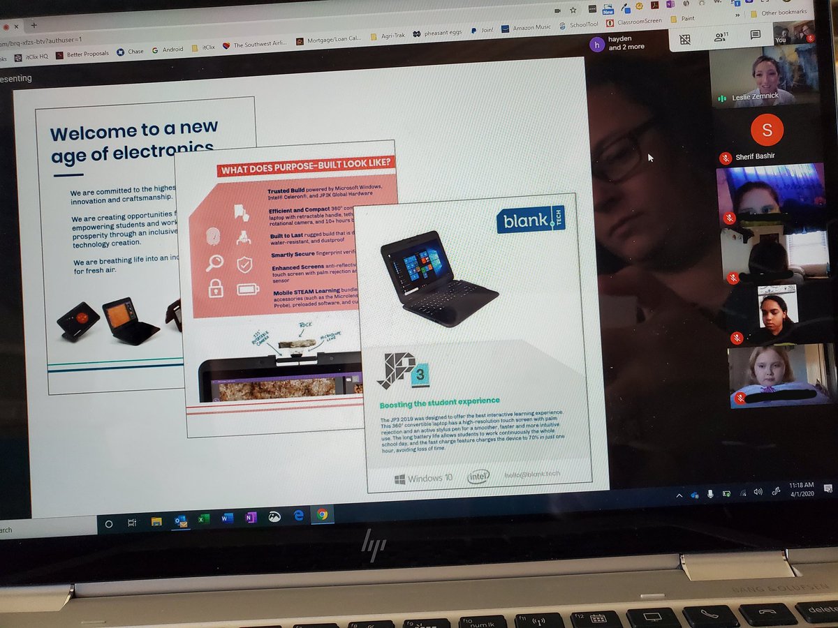 jamielpeters's tweet photo. How cool is this? The manufacturer of our 1:1 devices is hosting a Google Meet with our Newark Students to discuss how their individual devices came to be! @blankdottech @NewarkCSD https://t.co/7aKmEQj9mq