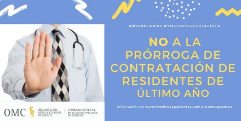 icomalava's tweet image. El Colegio de Médicos de Álava secunda el comunicado de las vocalías del @OMC_Espana donde se rechaza la prórroga de contratación de residentes de último año
#NiUnDiaMas #yosisoyespecialista #vitoriagasteiz