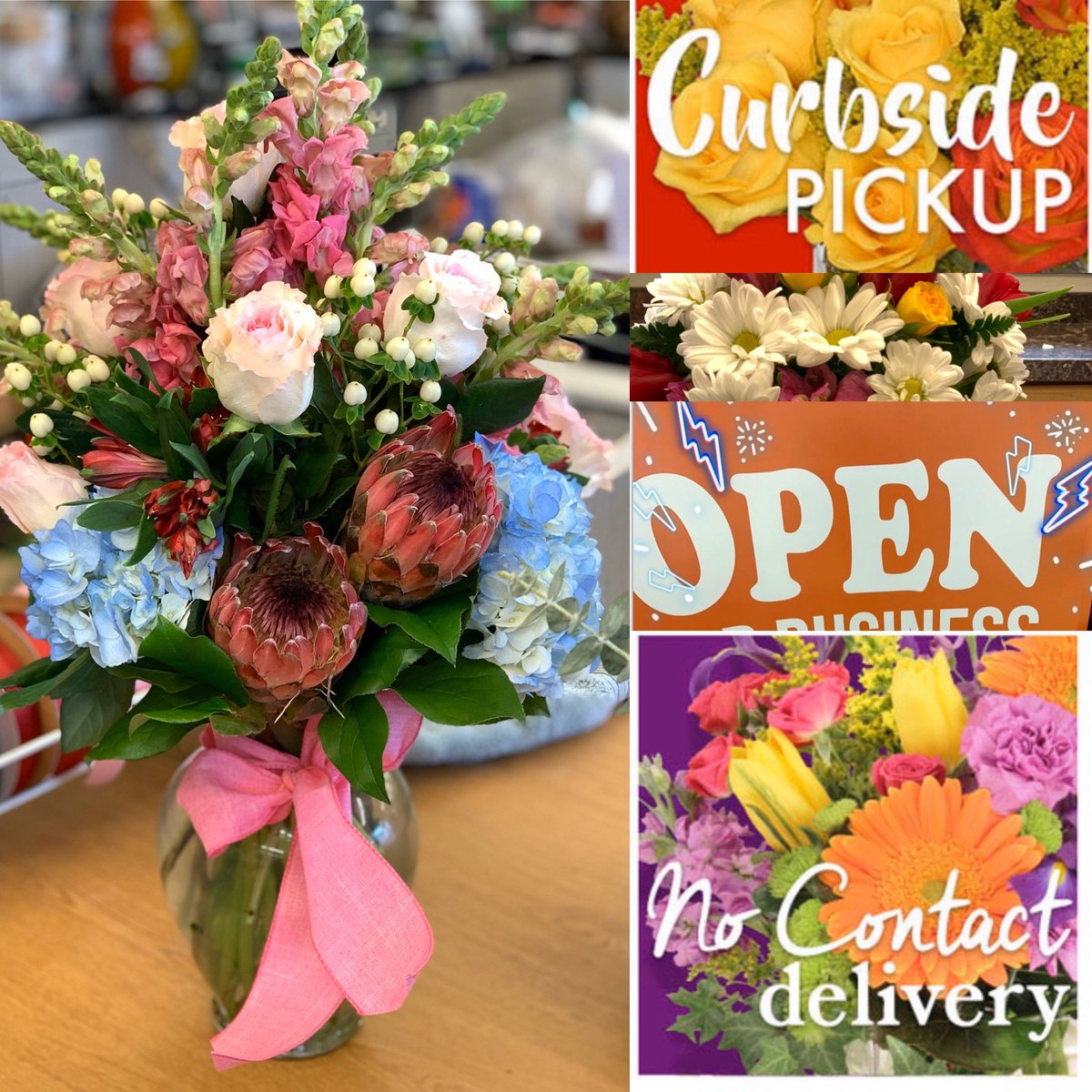 Make “contact” with flowers!