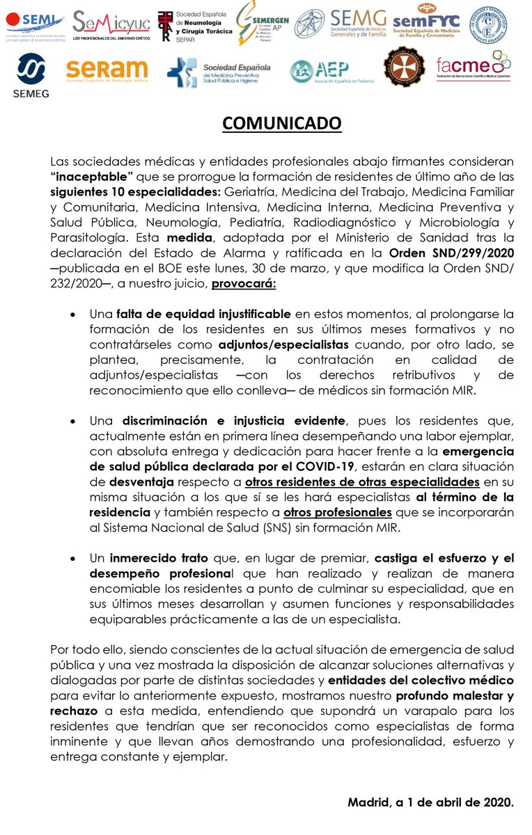 Sociedad Española de Medicina Interna tweet media