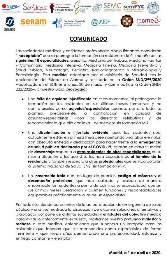 Antonio Zapatero Gaviria, director del hospital temporal de Ifema para atajar la epidemia del coronavirus, ha criticado con dureza al ministro de Sanidad, Salvador Illa EUhz2l1X0AA-CUJ?format=jpg&name=900x900