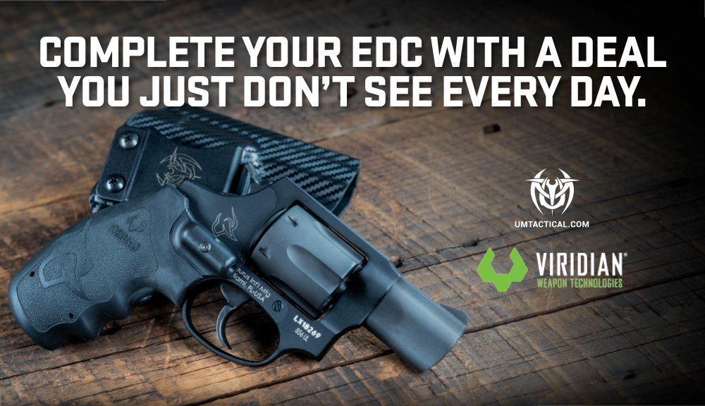 TaurusUSA's tweet photo. Now through April 30, 2020, purchase a @ViridianWepTech Red Grip Laser for Taurus® small frame revolvers and get a UM Tactical Qualifier Holster absolutely free!
Shop our HOT DEALS now --> https://t.co/cDbRlgNCZp
#TaurusUSA #ShopTaurus #ViridianLaser #UMTactical #LaserGrip https://t.co/7XTpEHmcQw