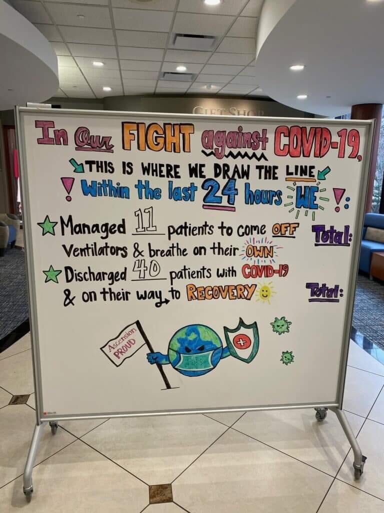 DrAmirKaki's tweet image. Some great news coming out of an Ascension Detroit hospital.  A lot more wins than losses. Patients coming off the vent and being discharged home!