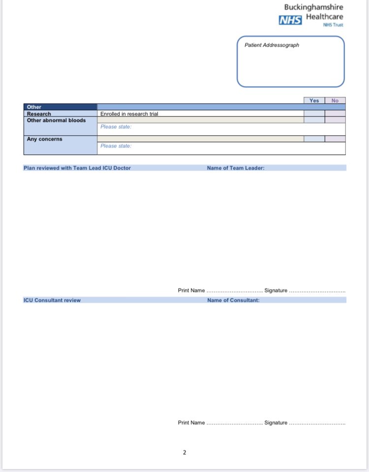 Tahir Ali (@tahiral14) on Twitter photo Updated version of the COVID patient daily review. Allows non-ICU doctors reviewing patients to have prompts, guides and escalate when necessary. Any comments are welcome. #COVIDー19 <a href="/PradShanmuga/">Prad Shanmuga</a> <a href="/ifor_capel/">Ifor Capel</a> <a href="/avkwong/">Adrian Wong</a> <a href="/AlikiManoras/">Aliki</a> @SamHarmer13 <a href="/drgeorgechapman/">George Chapman</a> <a href="/icmwk/">JustinM</a> <a href="/PDuggleby/">Phil Duggleby</a> Updated version of the COVID patient daily review. Allows non-ICU doctors reviewing patients to have prompts, guides and escalate when necessary. Any comments are welcome. #COVIDー19 <a href="/PradShanmuga/">Prad Shanmuga</a> <a href="/ifor_capel/">Ifor Capel</a> <a href="/avkwong/">Adrian Wong</a> <a href="/AlikiManoras/">Aliki</a> @SamHarmer13 <a href="/drgeorgechapman/">George Chapman</a> <a href="/icmwk/">JustinM</a> <a href="/PDuggleby/">Phil Duggleby</a>