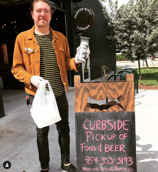 CURBSIDE SERVICE AVAILABLE! We will bring your order out to your car...just call in advance: 954-353-3193.
Full menu and beer menu available online at:
tarponriverbrewing.com

#supportsmallbusiness #localbrewery #drinklocal #eatlocal #togo #togofood #togobeer