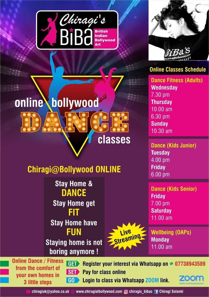 rskdance2011's tweet photo. My happy space today was joining this online dance class 😀 throughly enjoyed dancing to some Bollywood music with our tutor #chiragi 💃🏾 #bradford #leeds #wakefield #StayHomeSaveLives #digitalworkout #healthyminds #MentalHealthMatters @Kala_Sangam @visitBradford @VisitLeeds https://t.co/tL3FwtHziP