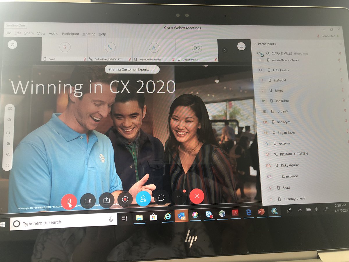 Ciara_Wills's tweet photo. Thank you for participating Team Supreme and Notorious Ones ๐Revisiting CX Scorecard, Our Promise, Signature Moves and especially how we adapt to our current environment. #TIE #WAITtogether #OurPromise2020 #SignatureMoves #ProudToBeATT #wARriors #WeWillGetThroughThis https://t.co/niBjHH4t1t
