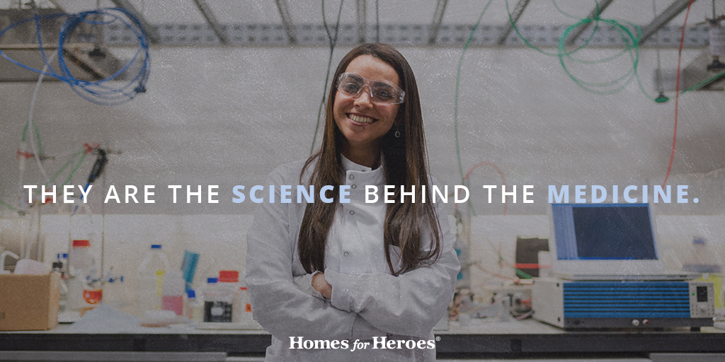 HomesForHeroes's tweet image. All week we are celebrating the brains of those who are behind the medicine. #LaboratoryProfessionalsWeek