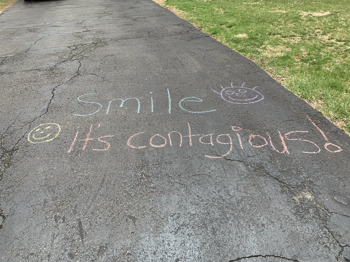 Happy chalk day now that the rain is gone!