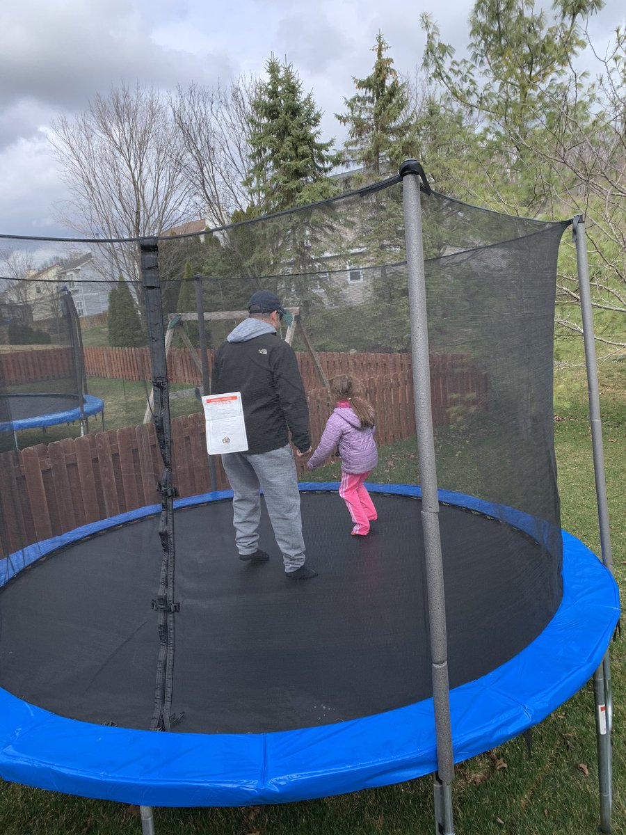 MrsGarbarz's tweet photo. Workout Wednesday on the trampoline @SLCSHardy @Garbarz3rdPR https://t.co/zKQsPPdM1M
