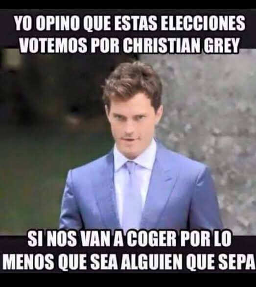 _AnaSteele1's tweet photo. Vota #ChristianGrey 🤣 https://t.co/WC3p2Pubim