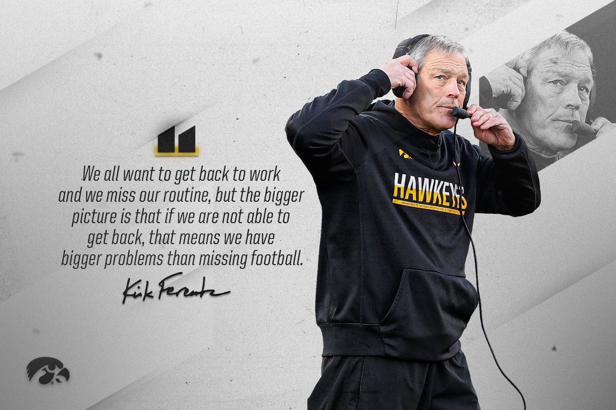 HawkeyeFootball's tweet photo. Bigger than football | #Hawkeyes https://t.co/4432ha8HZV