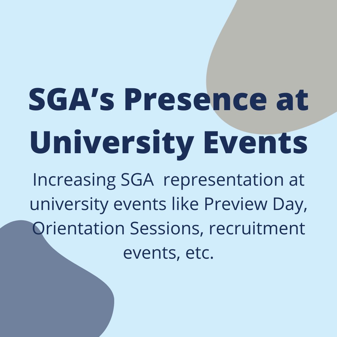 2020Synergy's tweet photo. Enhancing the SGA brand on all university levels is important to our party... swipe to see information about our second Pillar of Progress we would like to implement in SGA! https://t.co/iO3VopL9yB